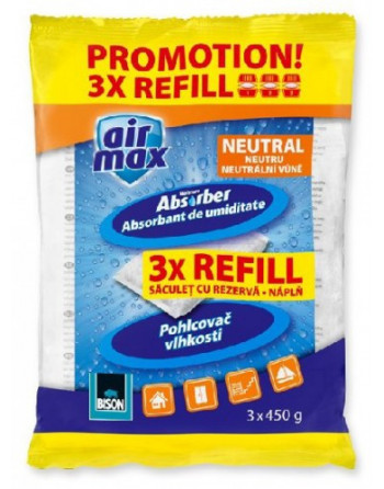 Air Max 3x450g náplň odvlhčovač Neutral