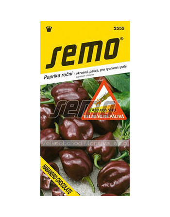 Paprika HABANERO CHOCOLATE - silně páliv