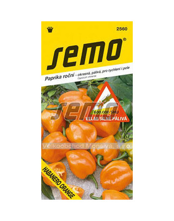 Paprika HABANERO ORANGE - silně pálivá