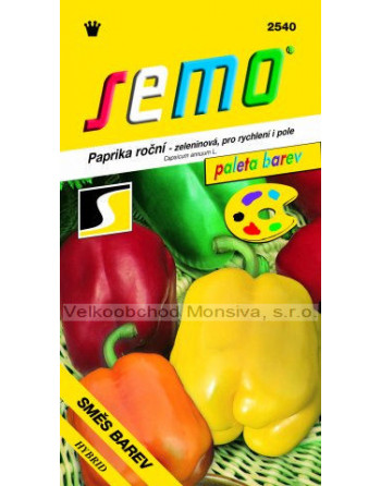 Paprika Směs barev zeleninová F1