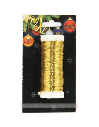 Drátek vázací 30m zlatý/Ztrade