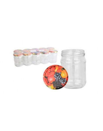 Sklenice TWIST66+víčka 250ml (10ks)