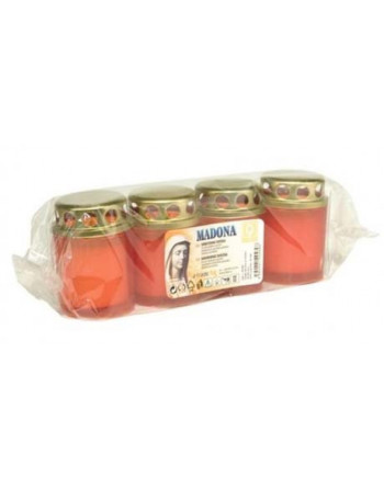 Svíčka Madona Bedronka 55g,4ks/víčko
