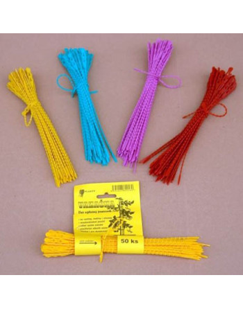 Pásky vázací 210mm/50ks barevný MIX