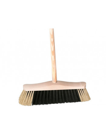 Smeták dřevěný 28cm směs s holí
