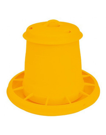 Krmítko plast. tubusové,pro drůbež 5,5 l