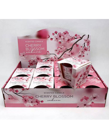 Svíčka v kon.skle 115g Cherry Blossom