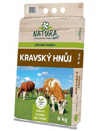 NATURA Kravský hnůj 6kg/AKCE