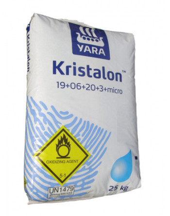 Kristalon 19+6+20+3 Modrý 25 kg