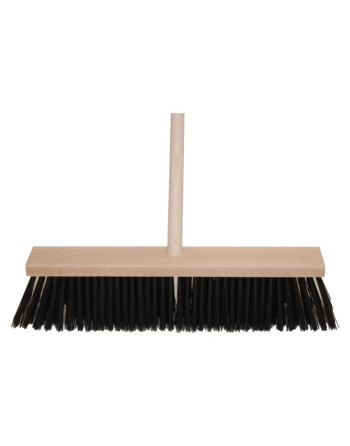 Koště silniční 28cm s násadou