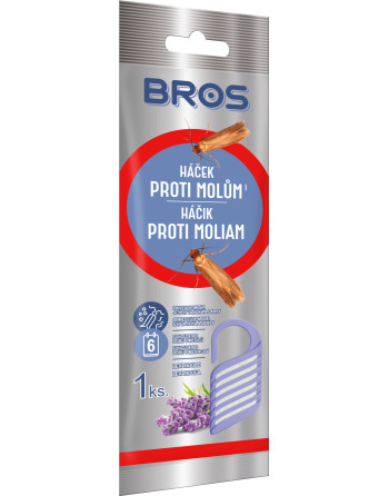 BROS- závěsný háček proti šatním molům