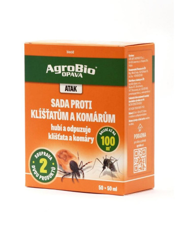 ATAK Sada proti klíšťatům 50+50ml **