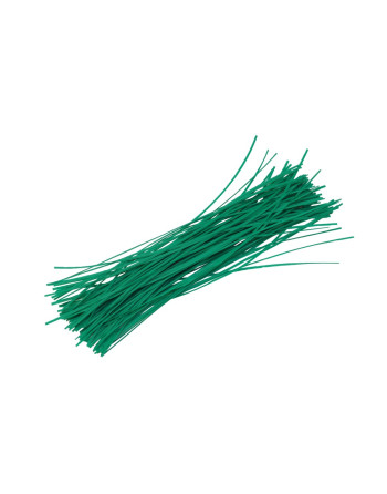 Drát upevňovací 10cmx0,4mm/100ks zelený