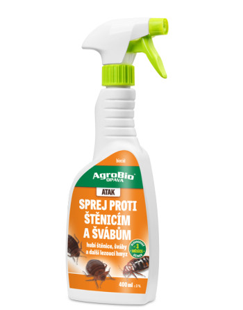 ATAK Sprej Proti Štěnicím+švábům 400ml