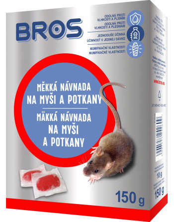 BROS - měkká návn.na myši a potkany 150g
