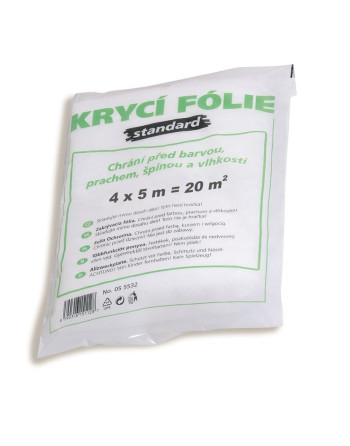 Plachta 5*4 mikroten. (folie zakrývací)