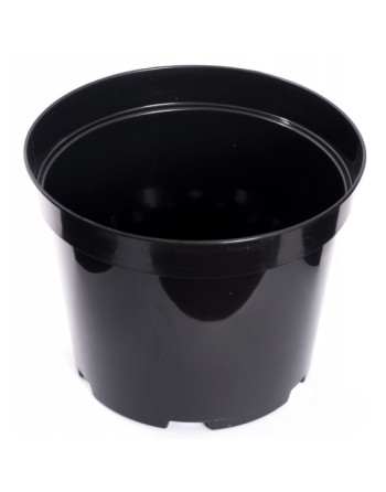 Květináč TEKU 38 cm LBCZ, 20l černý