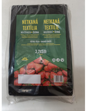 Netkaná tex. černá 3,2* 5m (45gr/m2)