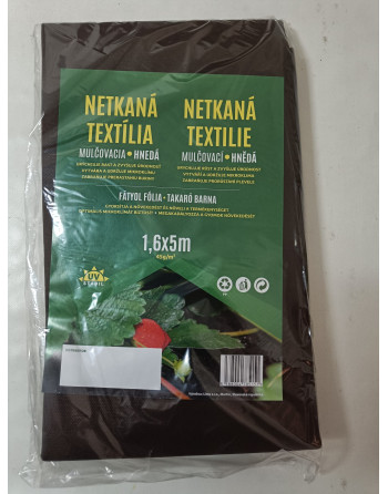 Netkaná tex. hnědá 1,6* 5 m (45gr/m2)