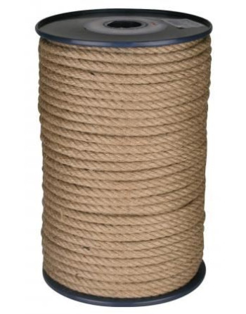 Lano stáčené přírodní pr.10mm (bal.100m)