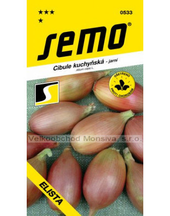 Cibule ELISTA oválná, žlutá jarní
