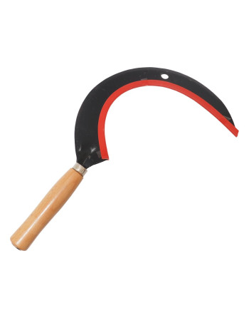 Srp ocelový 360 mm, dřevěná rukojeť