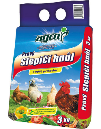 Slepičí hnůj 3 kg/AKCE