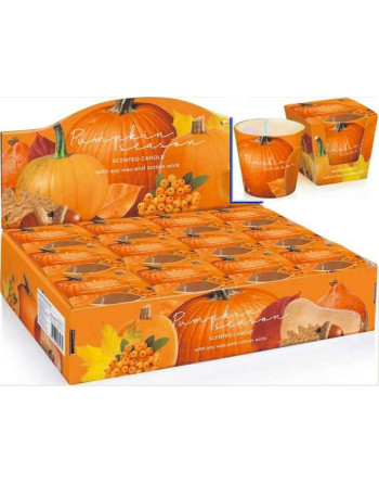 Svíčka v kon.skle 115g Pumpkin Season