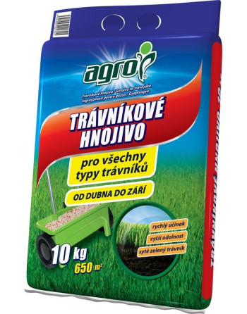 Trávníkové hnojivo 10 kg (pytel) AGRO
