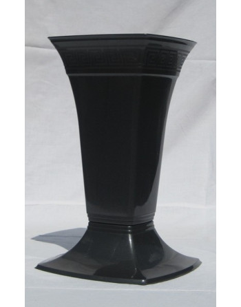 Váza plast. ETNA grafit 30cm