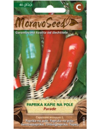 Paprika PARADE zelen.raná kapie pole MS