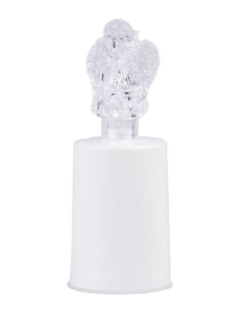 LED anděl plast bílý, 60dní