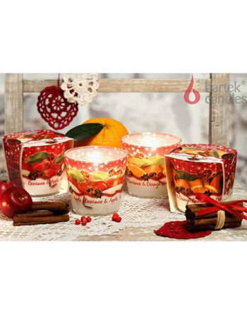 Svíčka v kon.skle 115g Christmas Spice