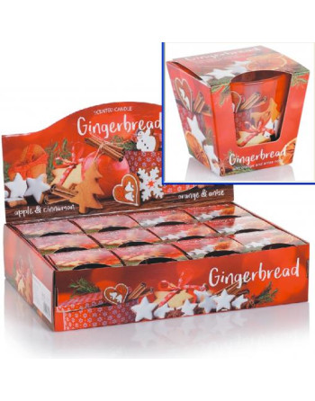 Svíčka v kon.skle 115g Gingerbread