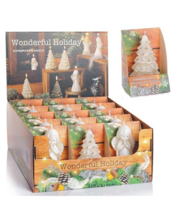 Svíčka Wonderful Holiday Strom 110mm/box