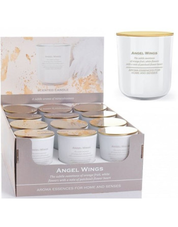 Svíčka ve skle 150g Angel Wings/s víčkem