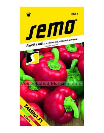 Paprika TAMINA F1 pole, rajčinová