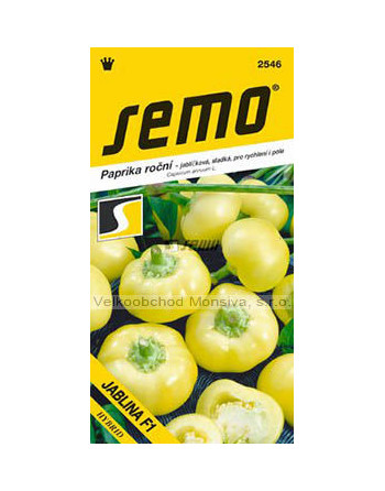 Paprika JABLINA F1 rychl.pole,jablíčková