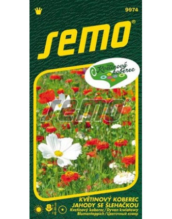 Květinový koberec JAHODY SE ŠLEHAČKOU