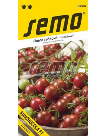 Rajče SUNCHOCOLA F1 tyč.třešň.hnědé