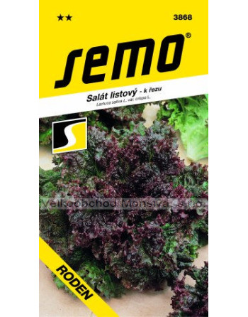 Salát listový RODEN kadeř.,tmavočervený