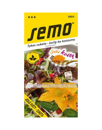 Tykev cuketa - jedlé květy