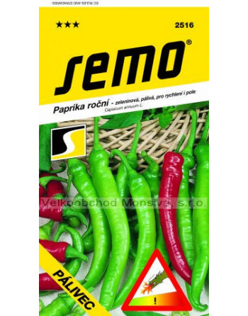 Paprika PÁLIVEC rychl, pole,pálivý kozí