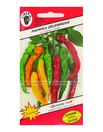 Paprika beraní roh Pluto LIBERA